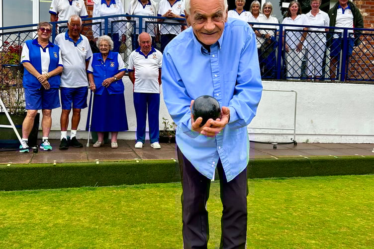 Jim Harvey has the full support of Bitton Park Bowls Club as he takes on his fundraising challenge.