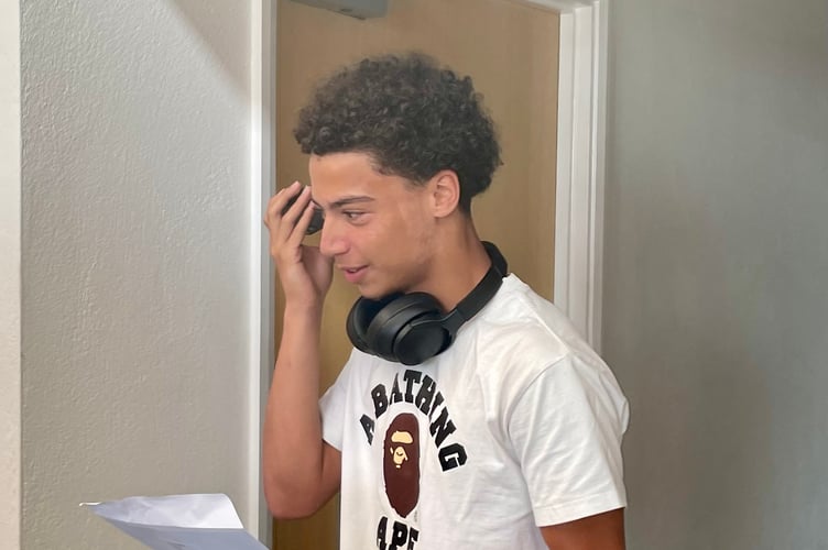 GCSE Results 2025 Teignmouth Community School Camron Jeffries