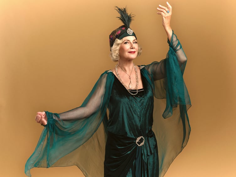 Glynis Barber as and Colonel Race alongside Mark Hadfield as famous Belgian detective Hercule Poirot