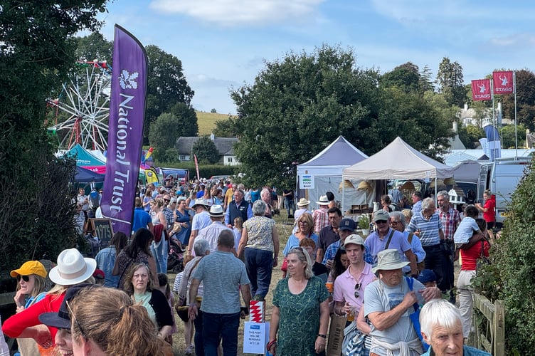 A busy view at Chagford Show.  AQ 1051

