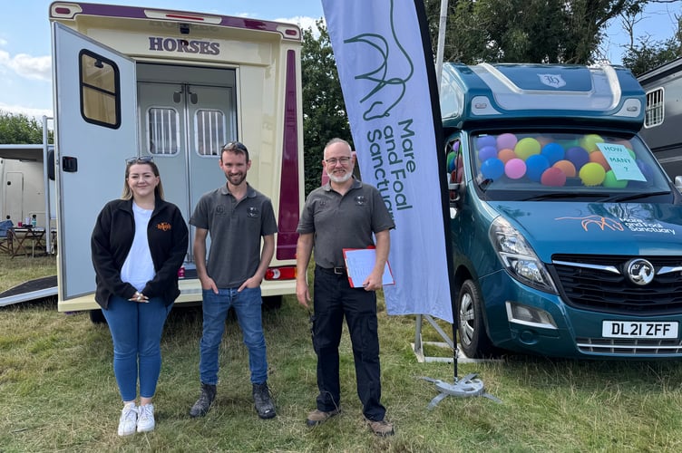 Hush Horseboxes from Tedburn St Mary ran a competition in aid of the Mare and Foal Sanctuary.  AQ 0983
