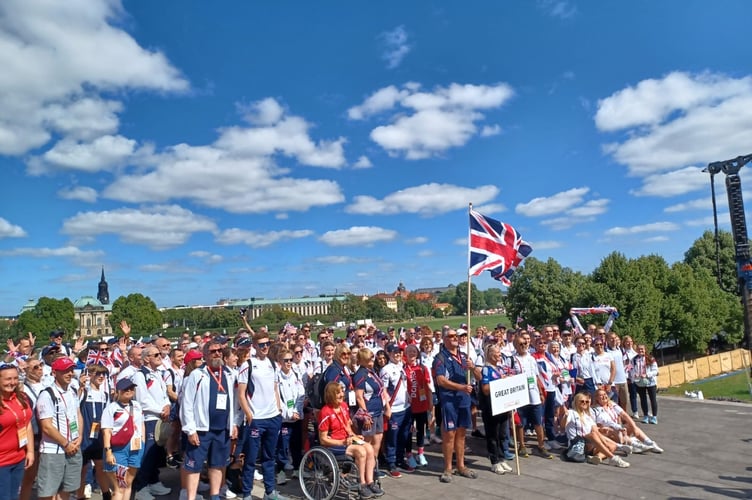 Team GB at Transplant Games