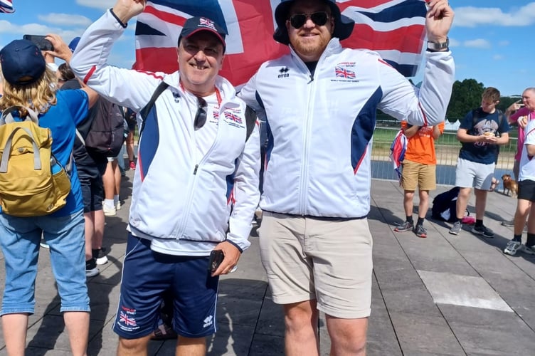 Hayden Priscott representing GB\