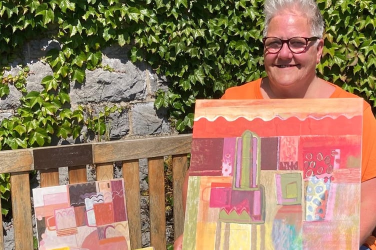Sharon Loddey artist Seale Hayne Devon Artist Network Devon Open Studios