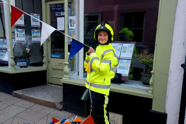 Buckfastleigh Fire Station's newest team member, Keira James