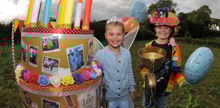 Ton-up celebrations as  moorland town goes carnival crazy