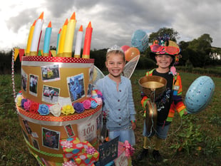 Ton-up celebrations as  moorland town goes carnival crazy