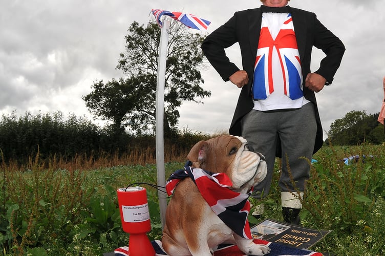 Moretonhampstead Carnival
Dave Colridge as John Bull - his tribute to long-standing carnival stalwart Lionel Colwell