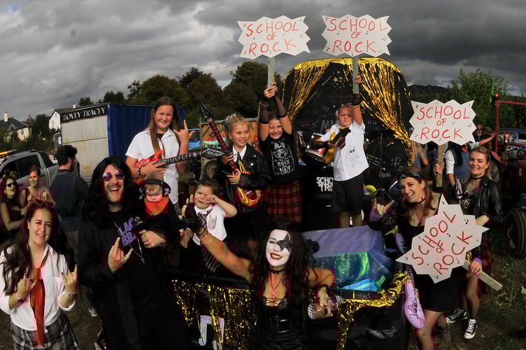 Moretonhampstead Carnival
For those about to rock - we salute you. It's School of Rock Moreton-style