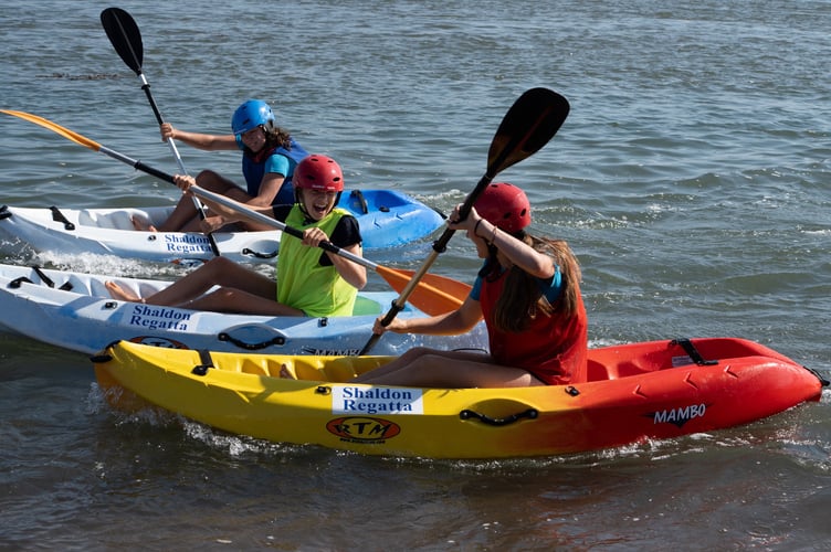 Kayak race Shaldon Regatta 2025