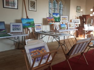 Art event turns village church into gallery