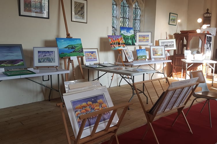 St John's Church Luton will host an exhibition by Angie Carter Woodwark as part of the Devon Artist Network Open Studios event in September.