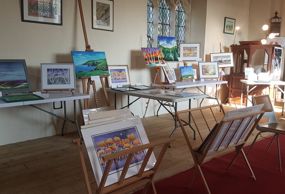 Art event turns village church into gallery