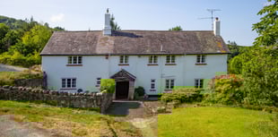 Lifestyle farm with medieval Devon longhouse for sale in Teign Valley