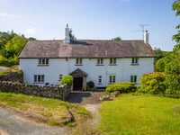 Lifestyle farm with medieval Devon longhouse for sale in Teign Valley