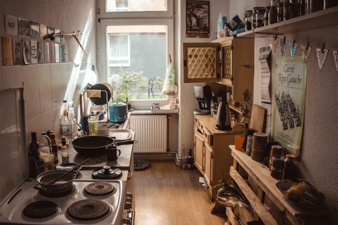 Student house stock image