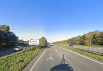 Breaking: Lane closed and long delays on A38 after collision