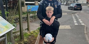 Father and son tackle rugby walk for mental health