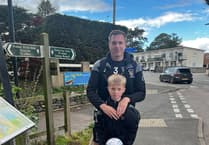 Father and son tackle rugby walk for mental health