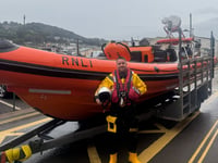 Capsized dinghy is Lee’s first lifeboat shout
