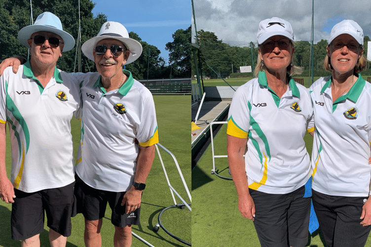 Bovey Tracey bowls champions for 2025