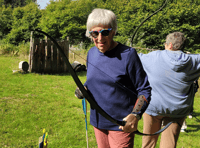 Bullseye! WI ladies' fabulous morning of archery and axe throwing