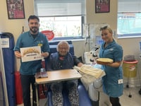 Councillor marks 300th platelet donation 