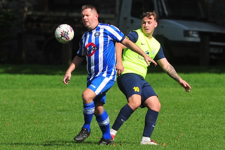 South Devon Football League Premier Division. Newton Abbot 66 versus Lakeside Athletic. A 2-1 win for '66