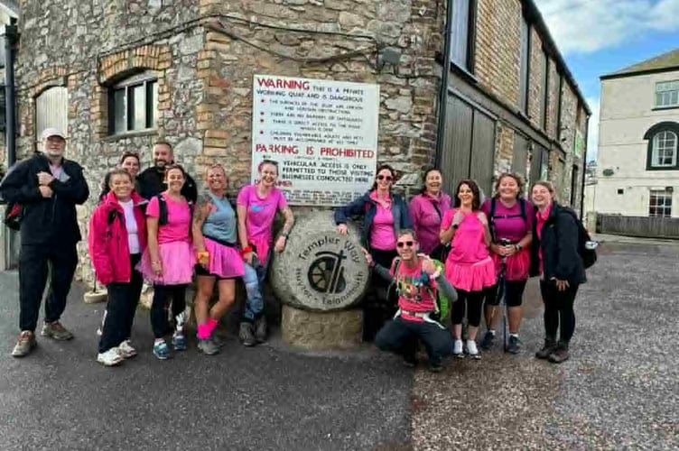 George's Army completed the 18 mile Templer Way in memory to raise funds for Children's Hospice South West