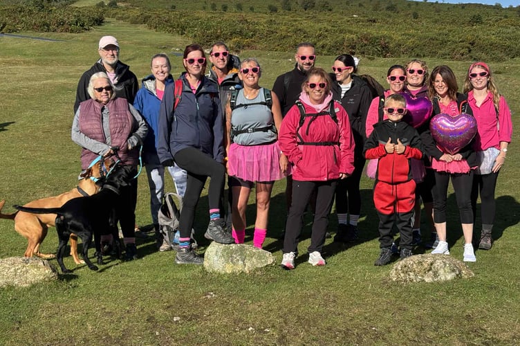 George's Army raised over £3,000 for Children's Hospice South West walking the Templer Way in memory of an inspirational Dawlish boy whose infectious sense of fun brought joy to everyone around him.