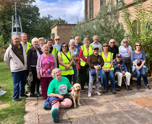 Exminster charity exceeds walk goal