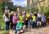 Exminster charity's impressive walk