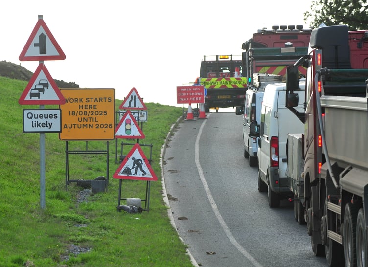 Let the road works begin. Work starts on A382 improvements on the approach to Newton Abbot