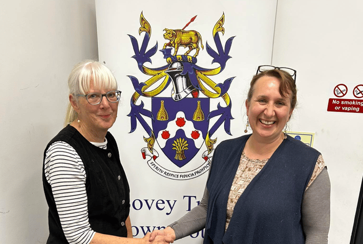 Cllr Sheila Brooke (left) and Cllr Robillard-Webb