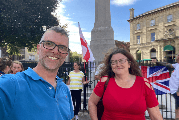 Councillor Ed Hill and Councillor Angie Nash