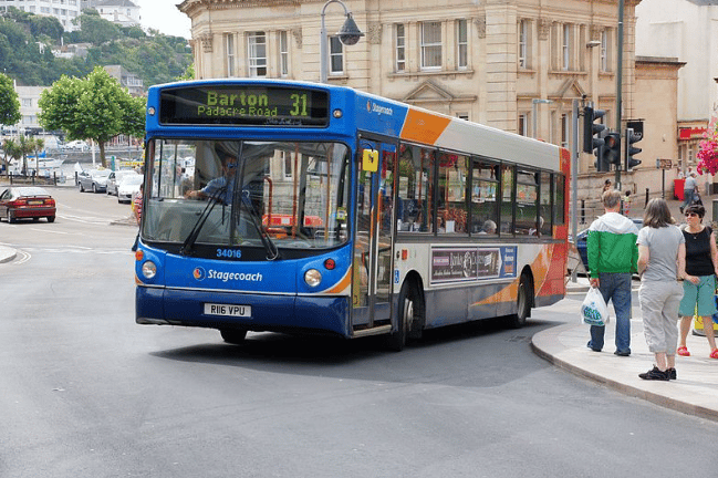 A Stagecoach bus