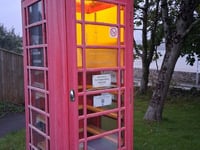 Vandalism forces closure of phone box library