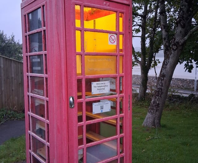 Vandalism forces closure of phone box library
