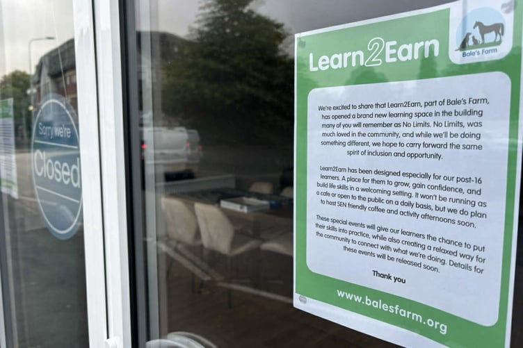 Bale's Farm to move into No Limits Cafe building