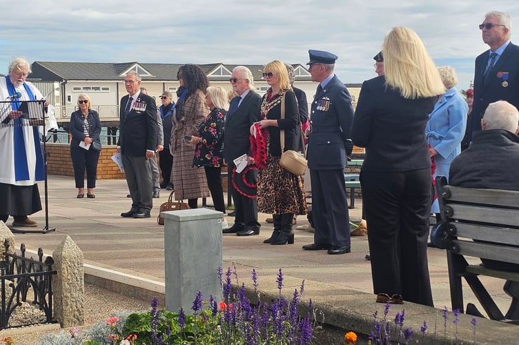 Teignmouth Town Council marked the 85th anniversary of the Battle of Britain with a commemorative service on Sunday (September 21)
