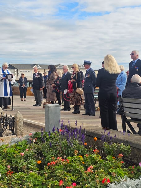 Teignmouth Town Council marked the 85th anniversary of the Battle of Britain with a commemorative service on Sunday (September 21)