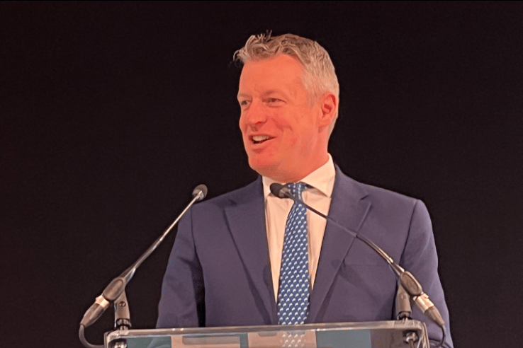 Sutton and Devonport MP Luke Pollard at the launch of Team Plymouth