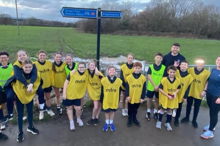 Teign School's running club