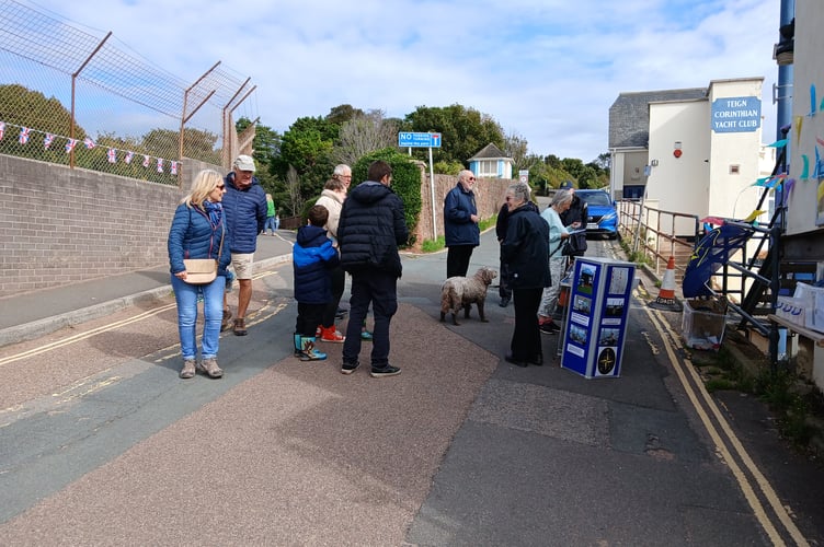 Visitors were keen to explore the NCI Teignmouth watch tower and find out more about the eyes and ears of the coast