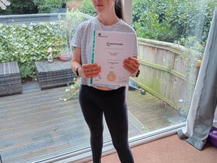 Care worker Zoe Jones earns diploma