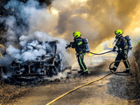 Car 'totally destroyed' after Rattery fire 
