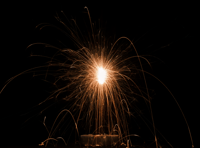 Spook-tacular fireworks display in aid of air ambulance 