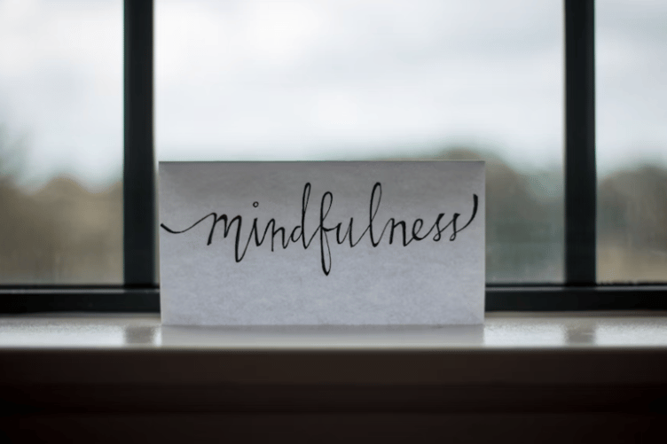 Mindfulness stock image