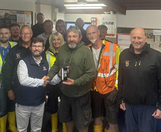 Lifeboat stalwart 'honoured' to serve 30 years