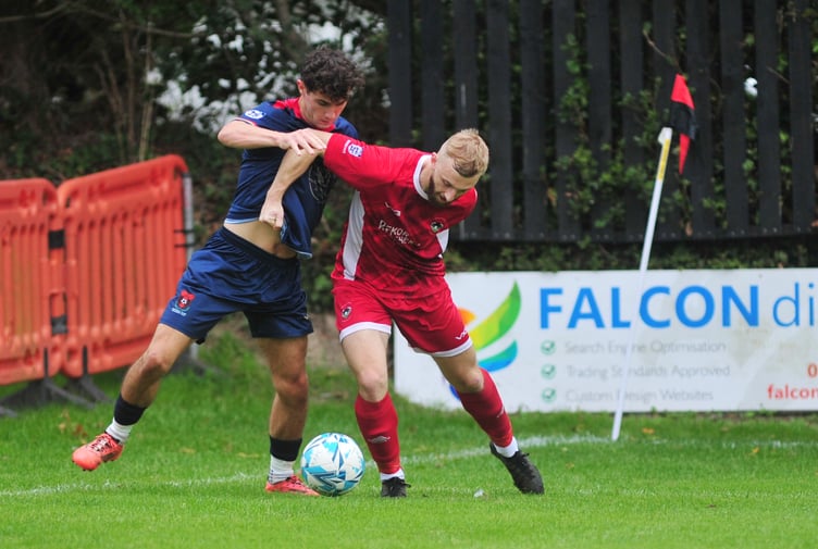 South Devon Football League Premier Division. Kingsteignton Athletic versus East Allington United. A single goal from the South Hams visitors saw the Rams take a 0-1 home loss